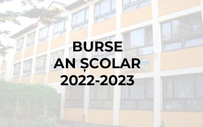 BURSE  AN SCOLAR 2022-2023